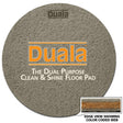 DUALA Clean & Shine Pad - Regular Speed Round Pad - Cafe Supply