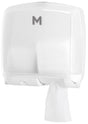 Eco Interleave Tissue Dispenser - White, 1400 Sheet Capacity (1) Per Each - Cafe Supply