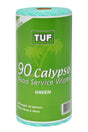 EDCO TUF ANTIBACTERIAL CALYPSO FOOD SERVICE WIPES ROLL GREEN - Cafe Supply