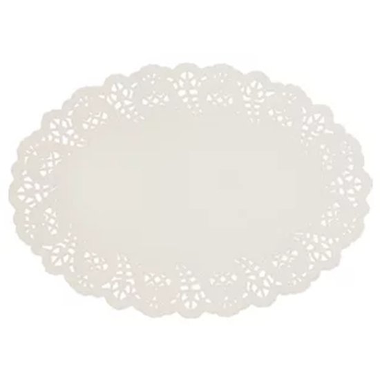 Enviroboard Lace Doyley, Oval No.2 - Cafe Supply