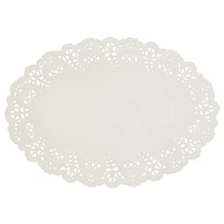 Enviroboard Lace Doyley, Oval No.2 - Cafe Supply