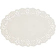 Enviroboard Lace Doyley, Oval No.4 - Cafe Supply