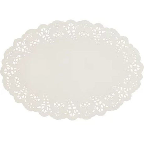 Enviroboard Lace Doyley, Oval No.4 - Cafe Supply