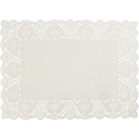 Enviroboard Lace Doyley, Rectangular - Cafe Supply