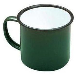 Falcon Mug Enamelware Green 9Cm 568Ml - Cafe Supply