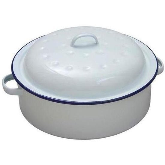 FALCON ROASTER ROUND WHITE 20CM - Cafe Supply