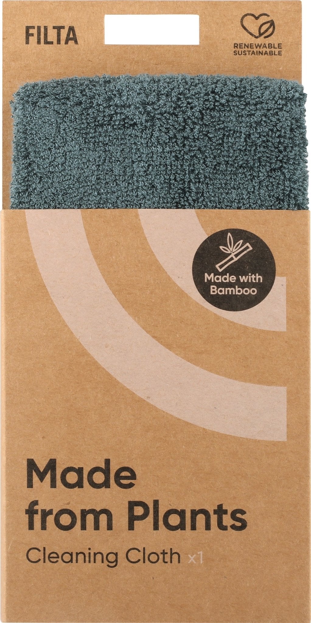 FILTA BAMBOO NATURAL CLEAN CLOTH - GREEN - Cafe Supply