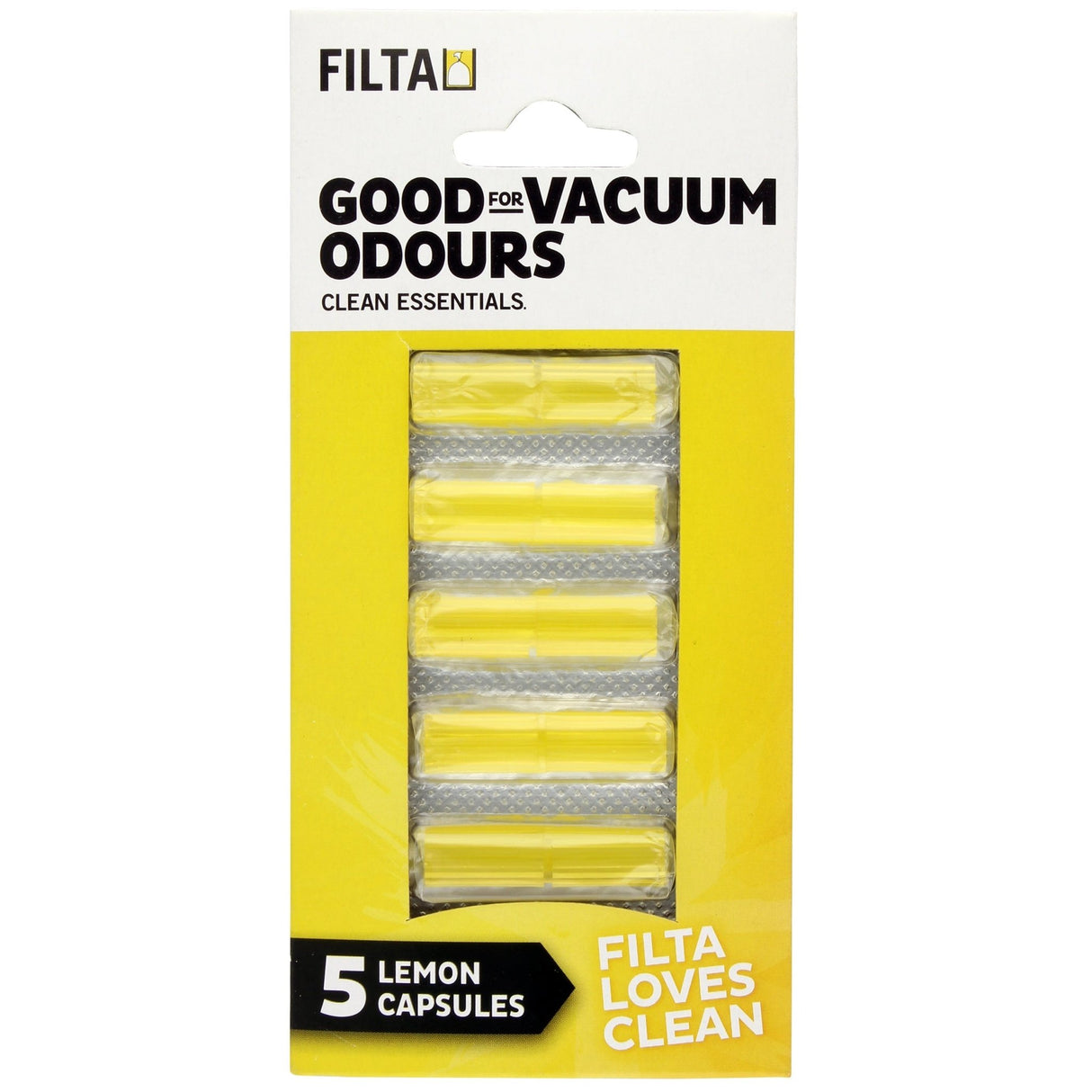 FILTA LEMON VACUUM AIR FRESHENER 5 PACK - Cafe Supply