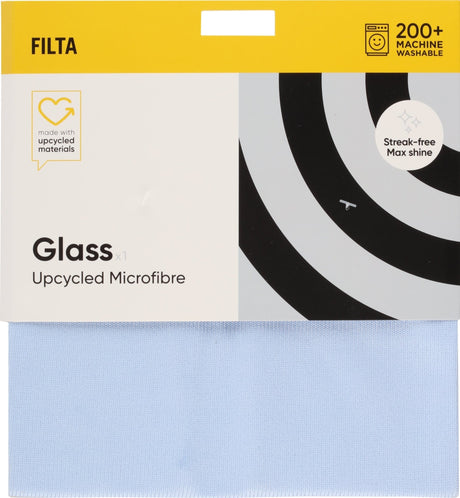 FILTA UPCYCLED MICROFIBRE CLOTH - GLASS - AQUA - Cafe Supply