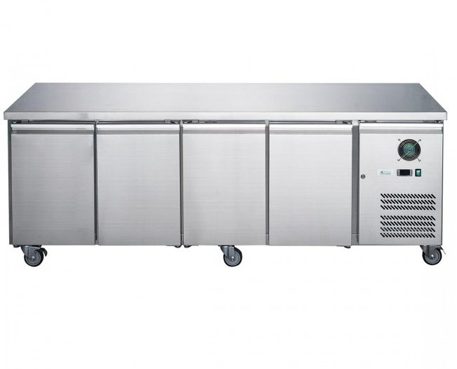 Four Door Bench Fridge - XUB7C22S4V - Cafe Supply