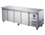 Four Door Bench Fridge - XUB7C22S4V - Cafe Supply