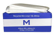 FP Recycled Bin Liner 18L - White, 450mm x 500mm x 20mu (2000) Per Box - Cafe Supply