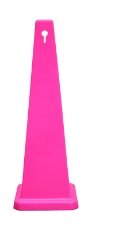 GALA SAFETY CONE - BLANK PINK 900MM - Cafe Supply