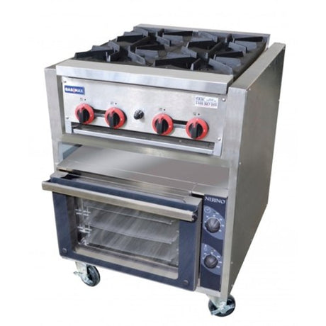 Gas Top Burners with Electric Convection Oven - RB4-TD3NE - Cafe Supply