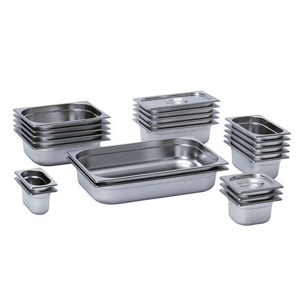 GN PANS (201 STAINLESS STEEL) 176X162X65|MIXRITE 16065 - Cafe Supply