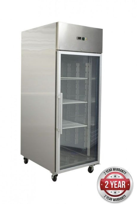 GN650BTG GRAND ULTRA Single Glass Door Upright Freezer 685L - Cafe Supply