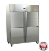 GRAND ULTRA Four 2/1 S/S Door Upright Fridge - Cafe Supply