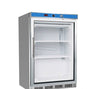 HF200G S/S Display Freezer with Glass Door - Cafe Supply