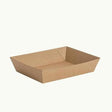 Kraft Tray Medium-18x13.5x4.5cm - Cafe Supply