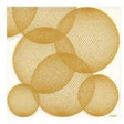 Napkin Balls Gold On White (3) - Cafe Supply