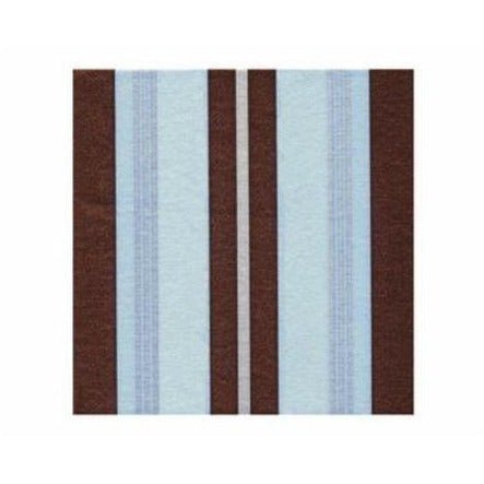 Napkin Stripes Silver (3) - Cafe Supply