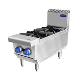 OPEN 2 BURNER COOK TOPS LPG AT80G2B-C-LPG - Cafe Supply