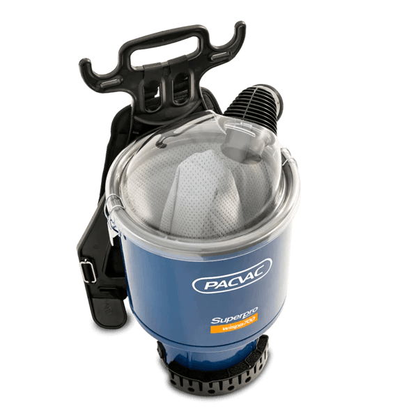 PACVAC SUPERPRO WISPA BACKPACK VACUUM CLEANER - Cafe Supply