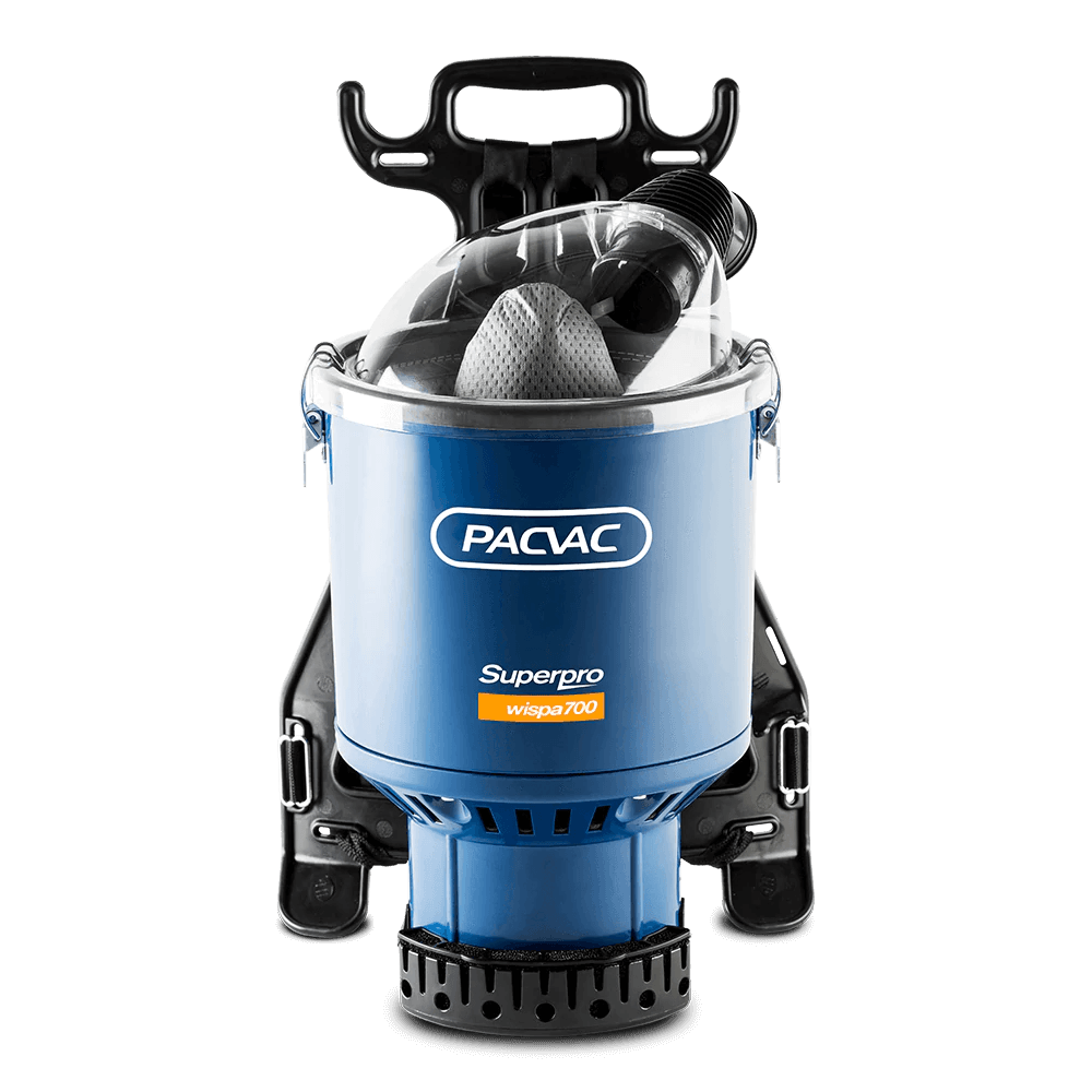 PACVAC SUPERPRO WISPA BACKPACK VACUUM CLEANER - Cafe Supply