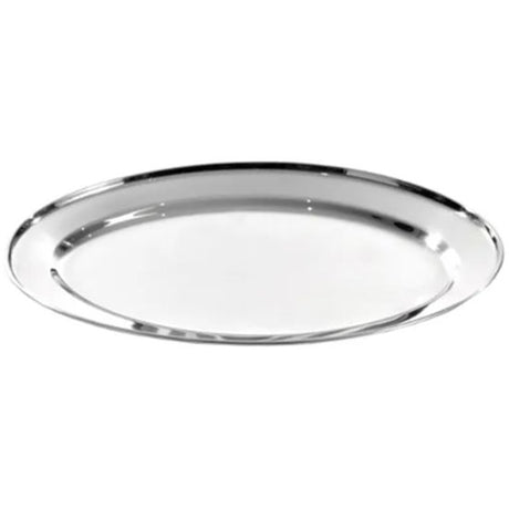 Platter Oval 30Cm S/Steel - Cafe Supply