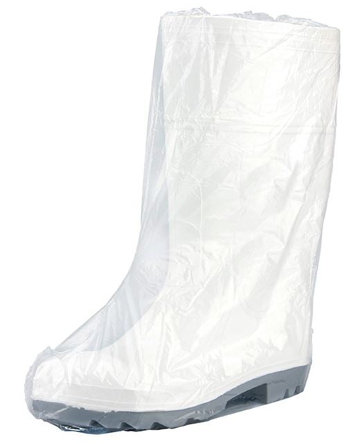 Polyethylene Boot Covers - Clear, 510mm x 70mu (250) Per Box - Cafe Supply