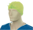 Polypropylene Crimp Hats - Yellow, 530mm Wide, 12gsm (1000) Per Box - Cafe Supply