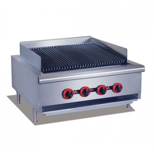 QR-24ULPG ULPG Gas 4 Burner Char Grill Top - Cafe Supply