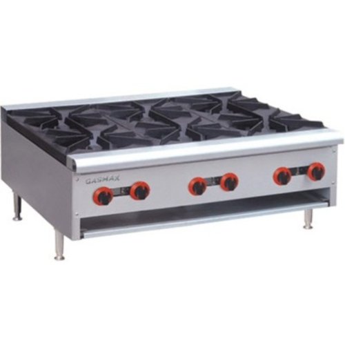 RB-6ULPG Six ULPG gas burner hob with flame failure - Cafe Supply