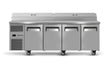 ReFlex 4 Solid Door GN Compatible Pizza Preparation Fridge - Cafe Supply