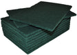 Regular Scouring Pad - Green, 150mm x 200mm x 8mm (80) Per Box - Cafe Supply