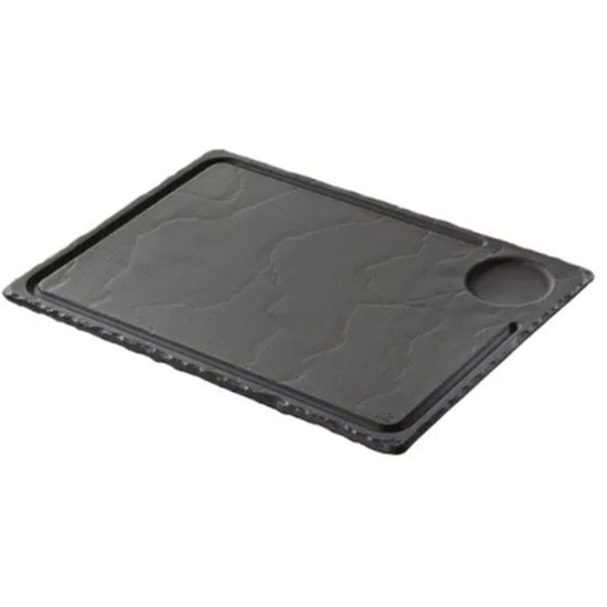 Revol Basalt Steak Plate 330X240Mm - Cafe Supply