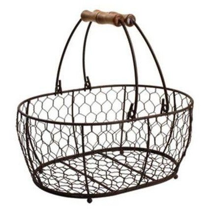 Rustic Wire Medum Basket - Cafe Supply