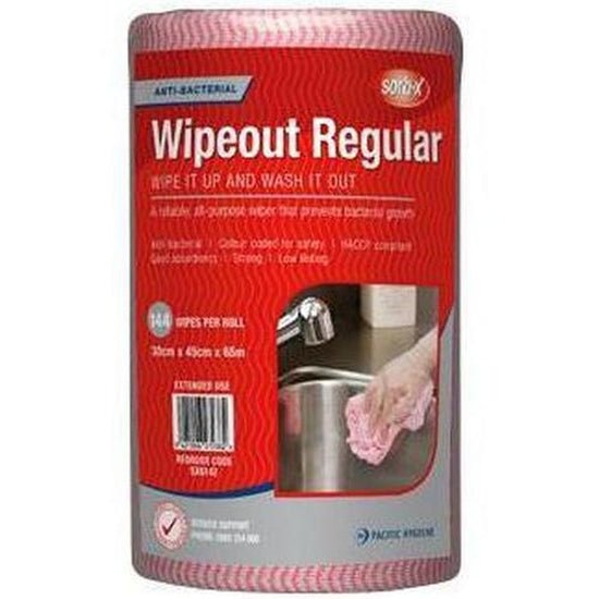 Sorb-X Wipeout Regular Roll Pink - Cafe Supply