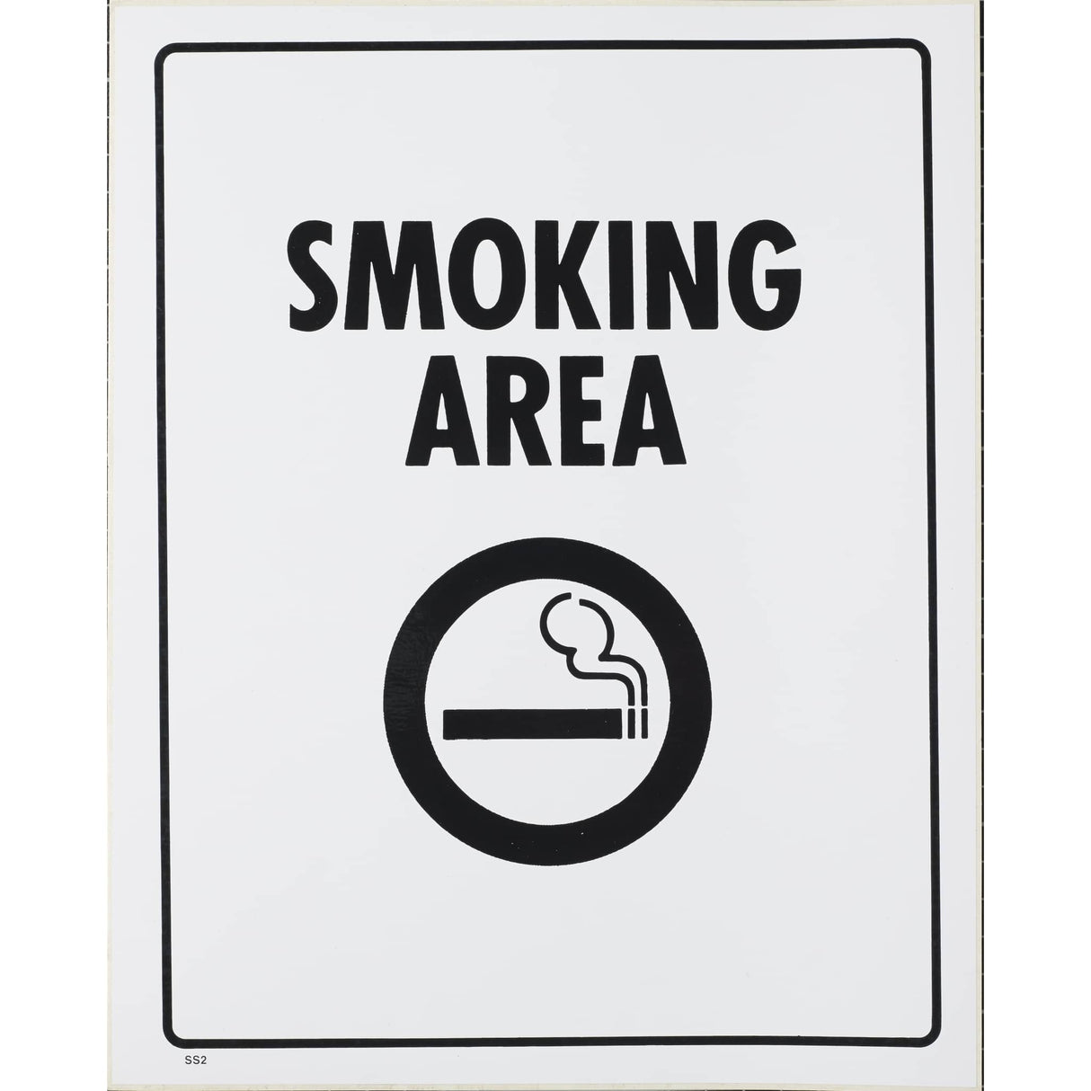 S/Adh Sign Smoking Area 290x230 - Cafe Supply