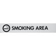 S/Adh Sign Smoking Area 55x330 - Cafe Supply