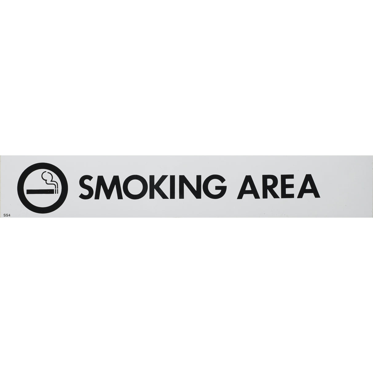 S/Adh Sign Smoking Area 55x330 - Cafe Supply