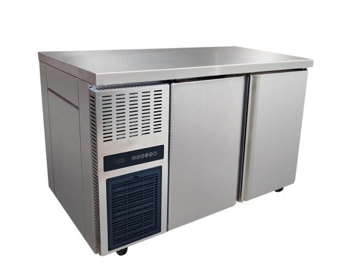 Stainless Steel Double Door Workbench Fridge - TL1200TN - Cafe Supply