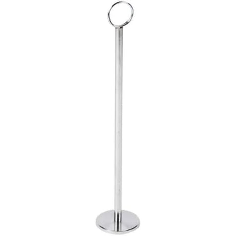 Table Number Stand 45Cm - Chrome - Cafe Supply