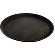 Tray Non-Slip Round 28Cm Black - Cafe Supply