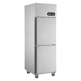 TROPICAL Thermaster 2×½ door SS Fridge – CLEARANCE - Cafe Supply