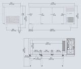 UNDERBENCH THREE DOOR FREEZER TABLE 1795 MM EPF3472 - Cafe Supply