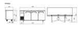 UNDERCOUNTER FREEZER 1800 MM YPF9045 - Cafe Supply