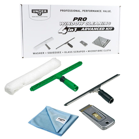 UNGER Pro Window Cleaning 4-in-1 Advanced Kit - Cafe Supply