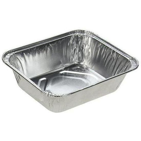 Uni-Foil Small Deep Oblong Foil Dish - Cafe Supply