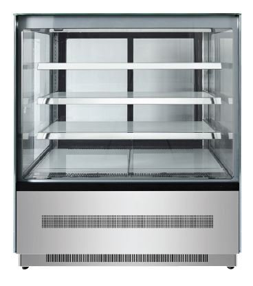 UPRIGHT SQUARE CAKE SHOWCASE 1500 MM FRIDGE WDF157Z - Cafe Supply